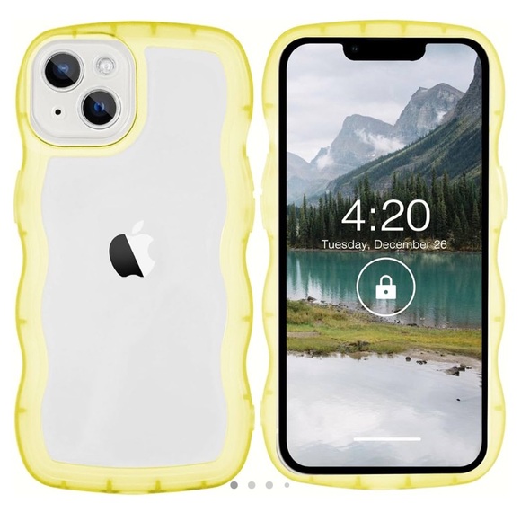 🎈Phone Case Compatible with iPhone 15 Plus, Curly Wavy Edge, NIP - Picture 2 of 7